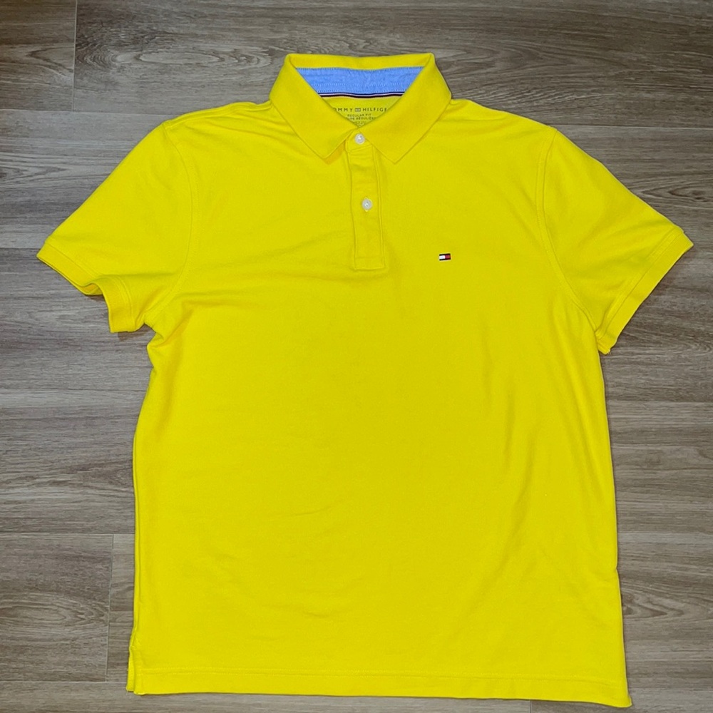 Yellow Tommy Hilfiger Polo Shirt